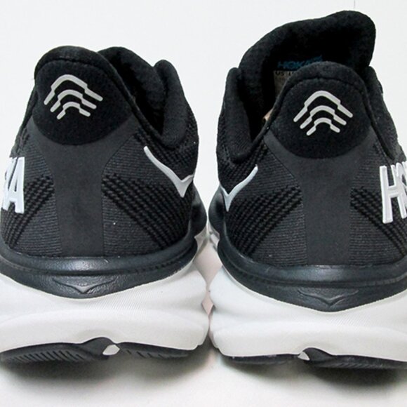 Hoka Women's Clifton 9 Sneaker, Black/White, 7,5 - Picture 12 of 12